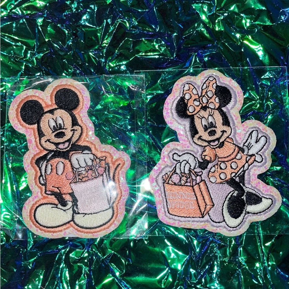 Stoney Clover Lane SCL X Disney Mickey Minnie Trick or Treater Patch Bundle